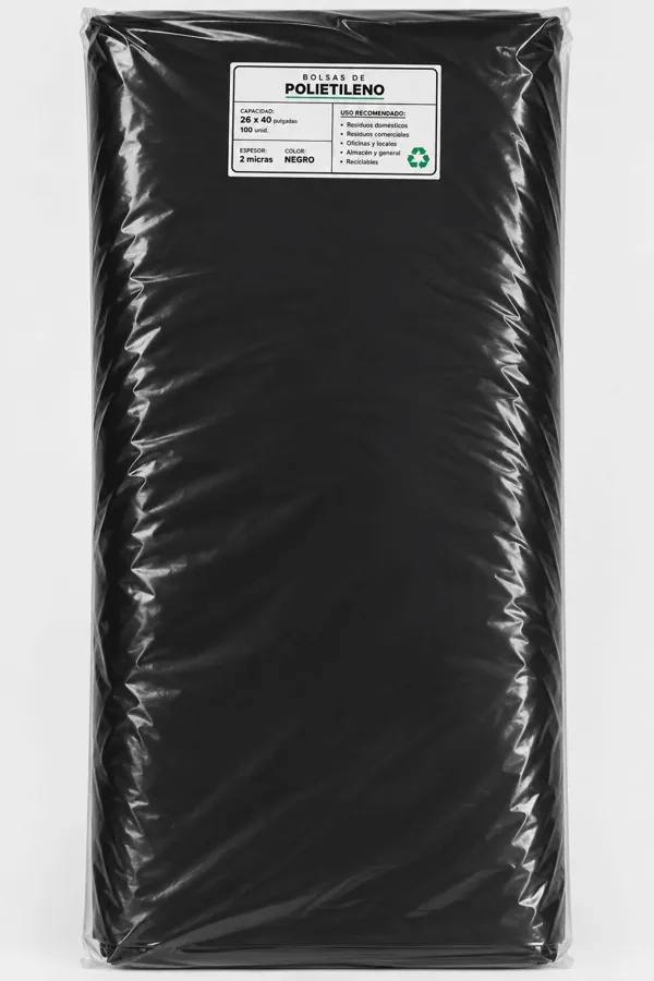 Bolsa 26x40 color Negro