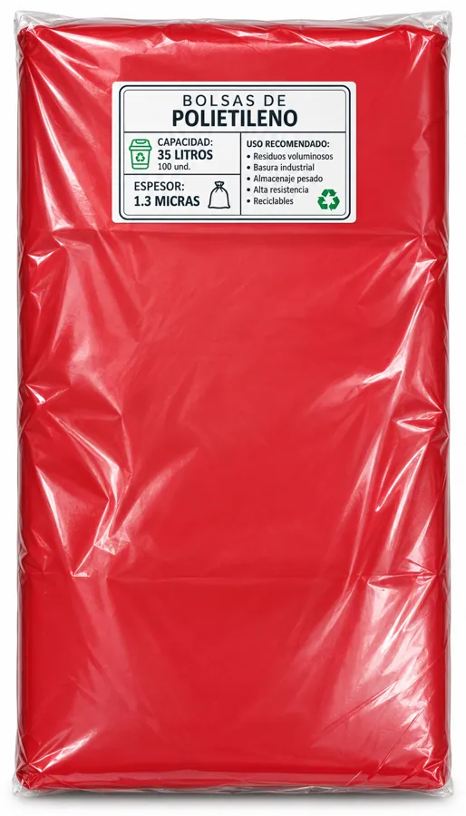 Bolsa 35L color Rojo